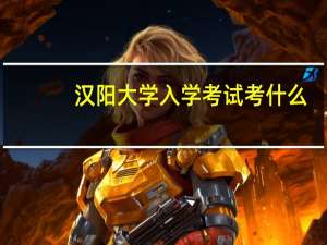 汉阳大学入学考试考什么
