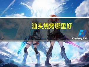 汕头烧烤哪里好