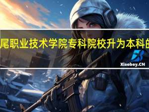 汕尾职业技术学院专科院校升为本科的利与弊
