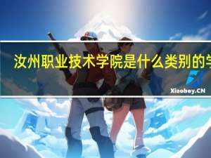 汝州职业技术学院是什么类别的学校