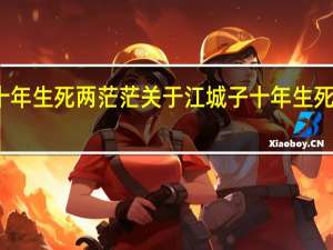 江城子 十年生死两茫茫 关于江城子 十年生死两茫茫的介绍