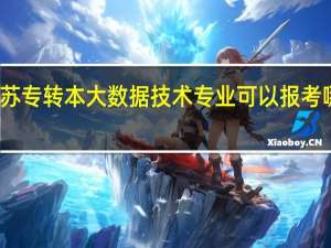 江苏专转本大数据技术专业可以报考哪些大学
