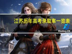 江苏历年高考录取率一览表