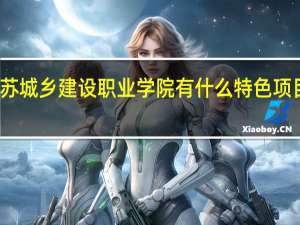 江苏城乡建设职业学院有什么特色项目或课程
