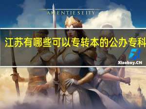 江苏有哪些可以专转本的公办专科院校