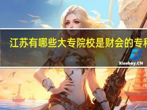 江苏有哪些大专院校是财会的专科啊