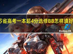 江苏省高考一本超4分选修BB怎样填好五个志愿