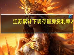 江苏累计下调存量房贷利率2.297万亿元 覆盖符合条件存量房贷的97%以上