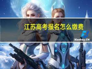 江苏高考报名怎么缴费
