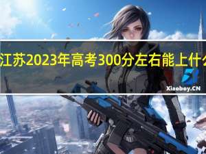 江苏2023年高考300分左右能上什么大学