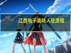 江西电子卖场入驻流程