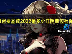 江阴社保缴费基数2022是多少 江阴单位社保缴费比例一览