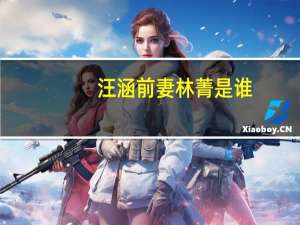 汪涵前妻林菁是谁（汪涵前妻林菁）