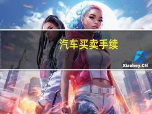 汽车买卖手续