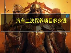 汽车二次保养项目多少钱