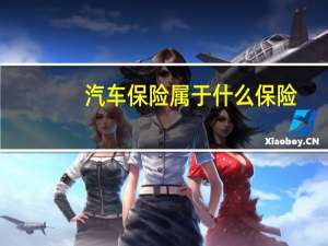 汽车保险属于什么保险