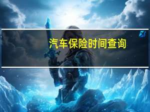 汽车保险时间查询