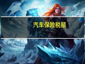 汽车保险税额