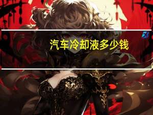 汽车冷却液多少钱