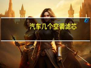 汽车几个空调滤芯