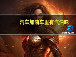 汽车加油车里有汽油味