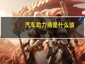 汽车助力油是什么油