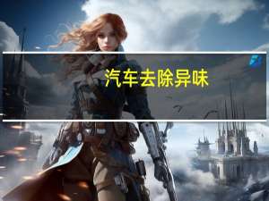 汽车去除异味