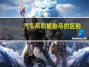 汽车吊和轮胎吊的区别