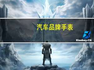 汽车品牌手表