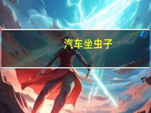 汽车坐虫子
