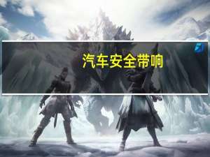 汽车安全带响