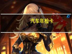 汽车年检卡