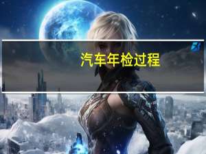 汽车年检过程