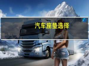 汽车座垫选择