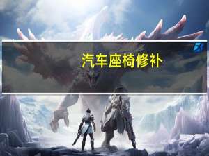 汽车座椅修补