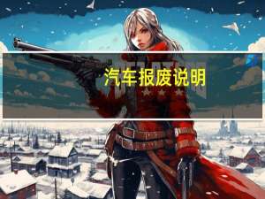 汽车报废说明