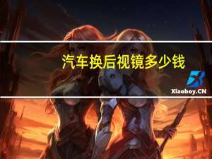 汽车换后视镜多少钱