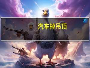 汽车掉吊顶