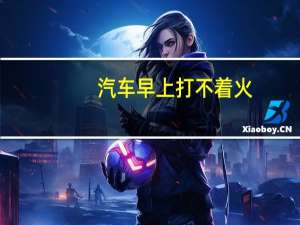 汽车早上打不着火