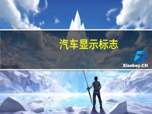 汽车显示标志