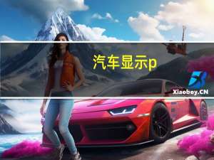 汽车显示p