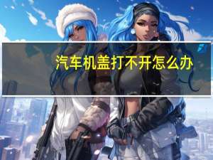 汽车机盖打不开怎么办