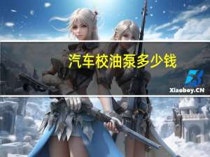 汽车校油泵多少钱