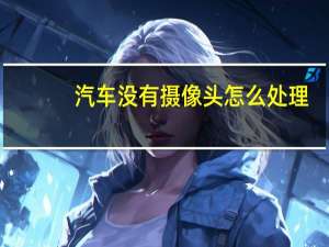 汽车没有摄像头怎么处理