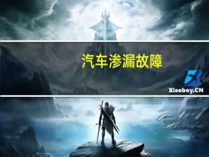 汽车渗漏故障
