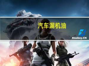 汽车漏机油