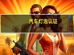 汽车灯泡认证