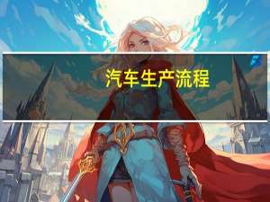 汽车生产流程