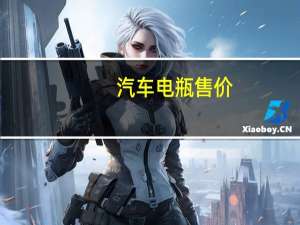 汽车电瓶售价