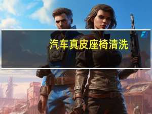 汽车真皮座椅清洗